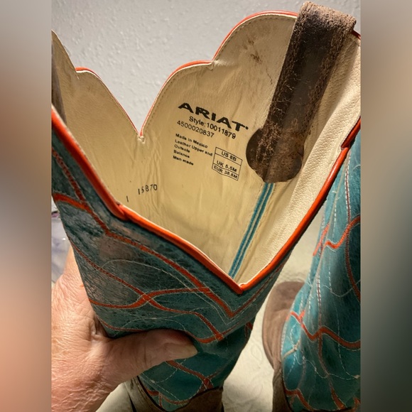 Ariat Big City Square Toe Boots Women’s Size 8B Style 10011879 - Picture 7 of 9